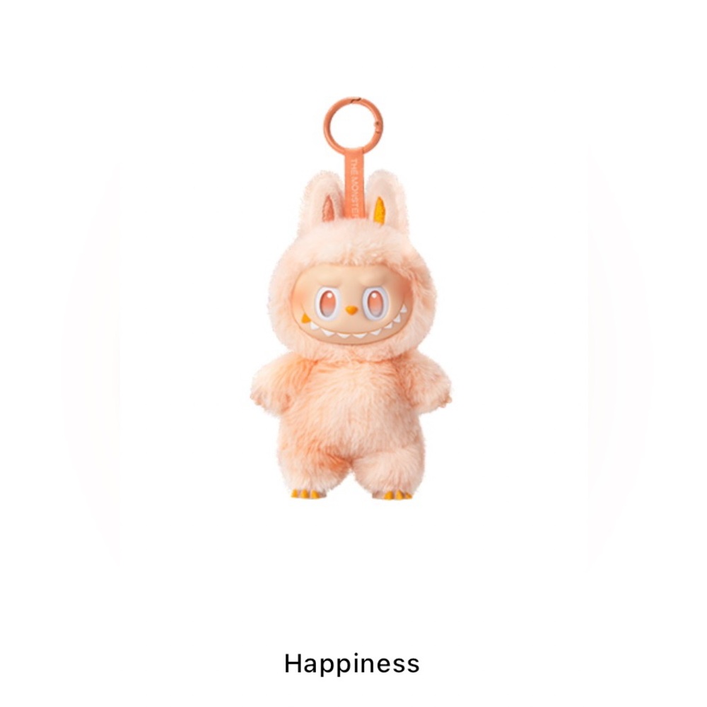 Big Into Energy Labubu Plush Keychain- Happiness